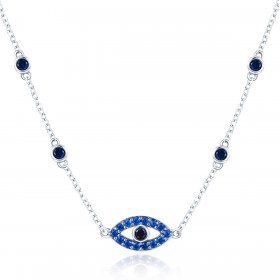 Silver Magic Eye Necklace - PANDORA Style - SCN300