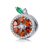 Silver Grapefruit Charm - PANDORA Style - SCC1277