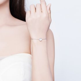 Silver Simple Chain Slider Bracelet - PANDORA Style - SCB157