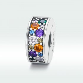 Pandora Style Silver Charm, Colorful Garden - SCC1609