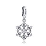 PANDORA Style Crystal Snowflakes Dangle Charm - SCC266
