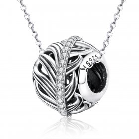 Silver Gently Love Charm - PANDORA Style - SCC1065