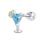 PANDORA Style Summer Sweetheart - Ice Drink Stud Earrings - BSE489