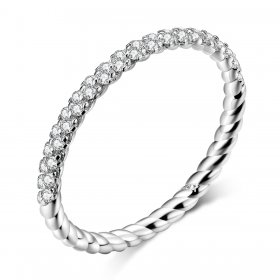 Pandora Style Silver Ring, Love - SCR624