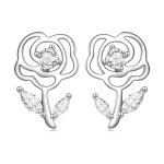 PANDORA Style Roses Stud Earrings - BSE714