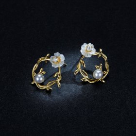 PANDORA Style Summer Flowers Stud Earrings - BSE309