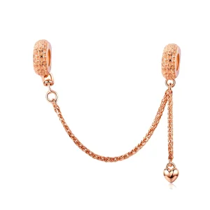 (image for) Pandora Compatible Rose Gold Safety Chain - SCC1112-C
