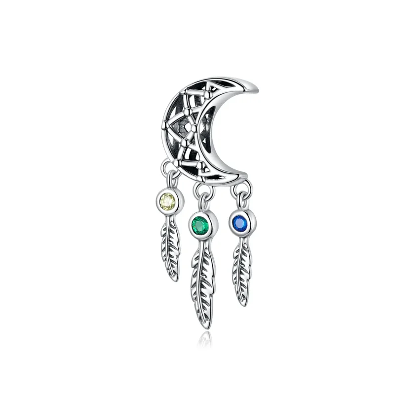 (image for) Pandora Compatible Silver Dreamcatcher Dangle - SCC1232 - Product Image