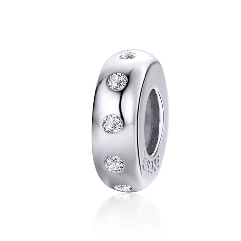 (image for) Pandora Compatible Silver Glittering Spacer - SCC1171 - Product Image