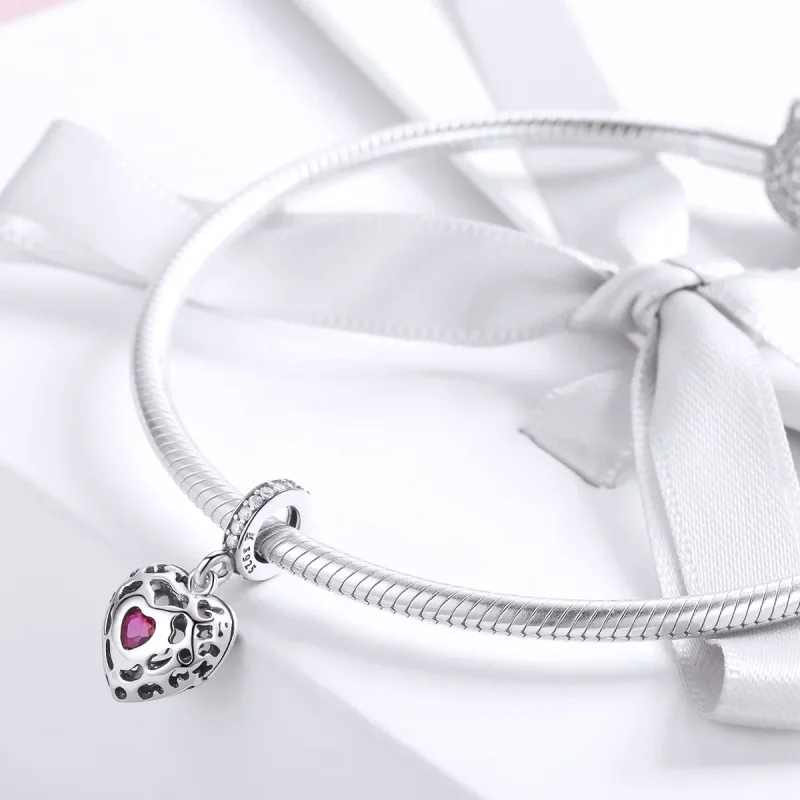 (image for) Pandora Compatible Silver Happiness Dangle - SCC1007 - View 4