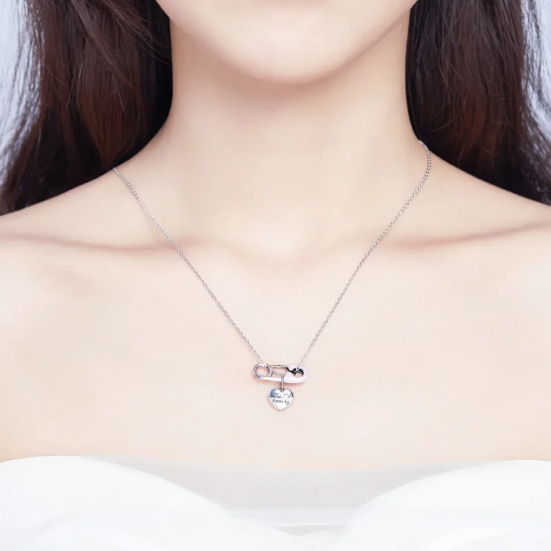 (image for) Pandora Compatible Silver I Love My Family Dangle - SCC1145 - View 3