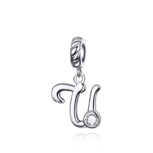 (image for) Pandora Compatible Silver Letter U Dangle - SCC1183-U