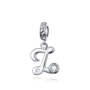 (image for) Pandora Compatible Silver Letter Z Dangle - SCC1183-Z