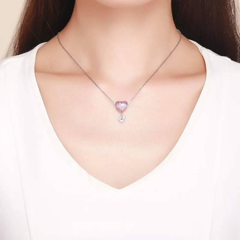 (image for) Pandora Compatible Silver Love You Slowly Dangle Charm - SCC1080 - View 3