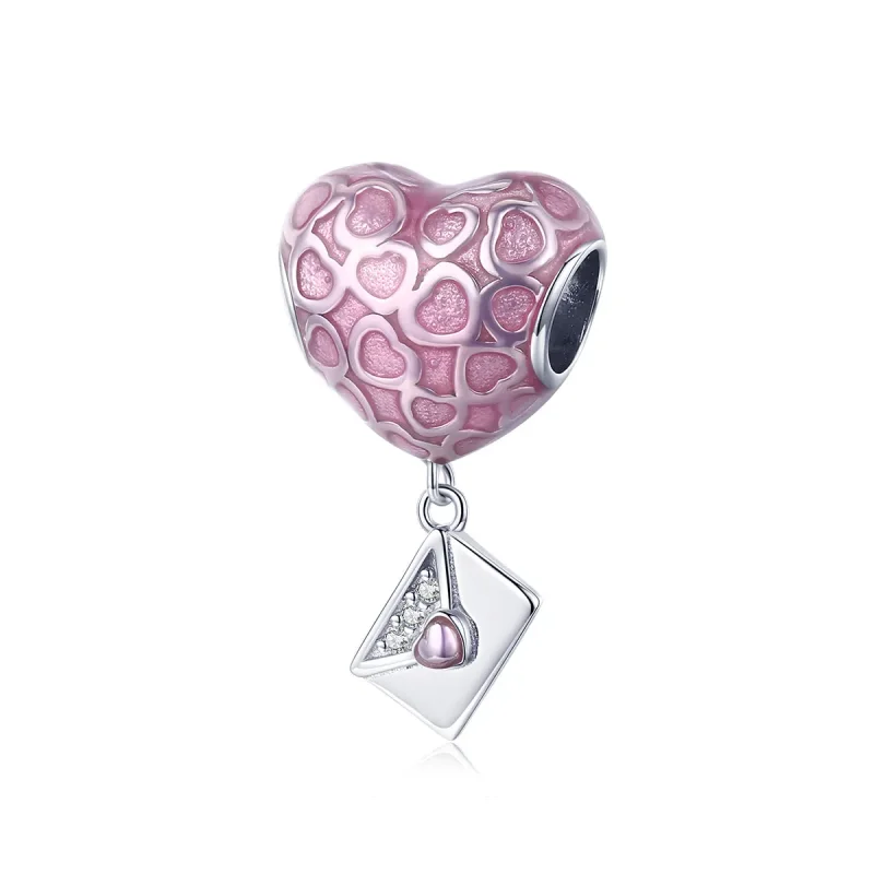(image for) Pandora Compatible Silver Love You Slowly Dangle Charm - SCC1080 - Product Image