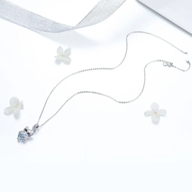 (image for) Pandora Compatible Silver Perpetual Owl Dangle - SCC1124 - View 5