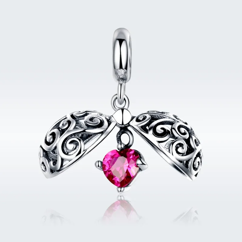 (image for) Pandora Compatible Silver Secret Fruit Dangle - SCC1114 - View 3