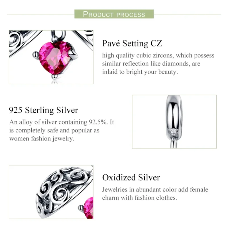 (image for) Pandora Compatible Silver Secret Fruit Dangle - SCC1114 - View 5