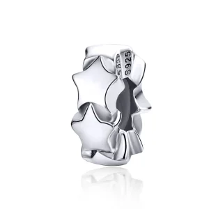 (image for) Pandora Compatible Silver Starry Sky Spacer - SCC1169