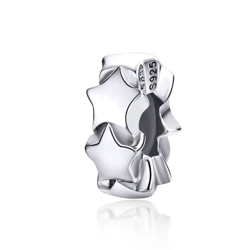 (image for) Pandora Compatible Silver Starry Sky Spacer - SCC1169 - Product Image