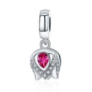 (image for) Pandora Compatible Silver Story of Tulip Dangle - SCC1027