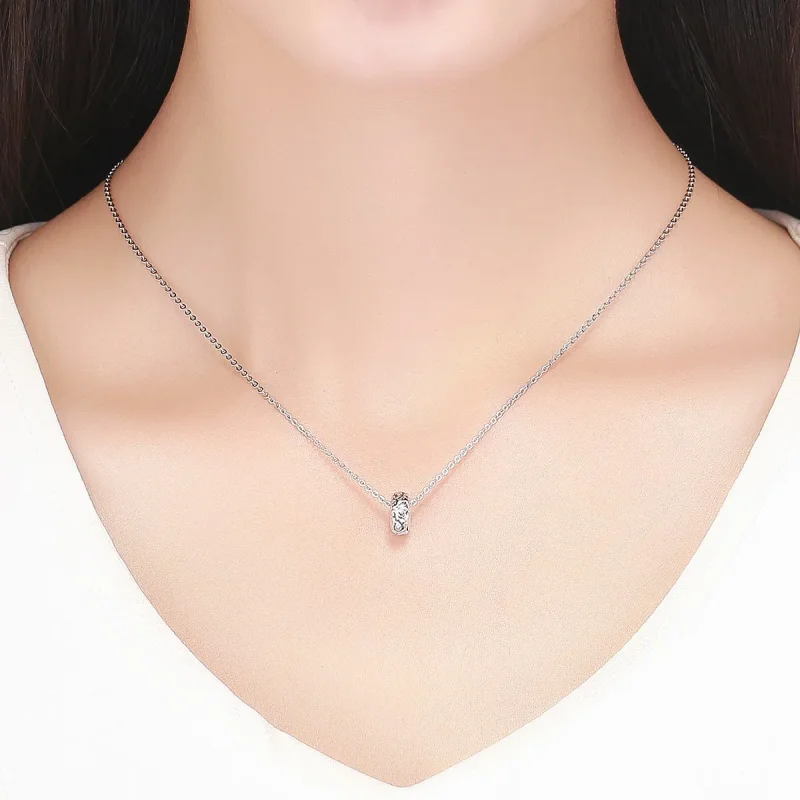 (image for) Pandora Compatible Silver Vintage Flower Spacer - SCC1139 - View 4