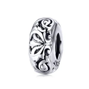 (image for) Pandora Compatible Silver Vintage Flower Spacer - SCC1139