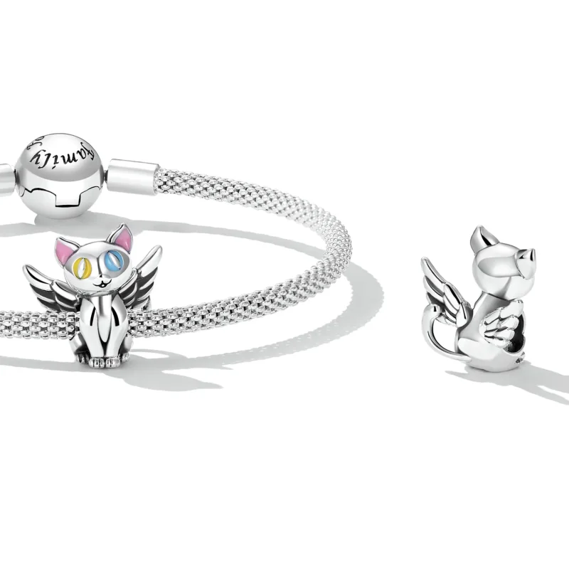 (image for) PANDORA Style Angel Cat Charm - SCC2299 - View 4