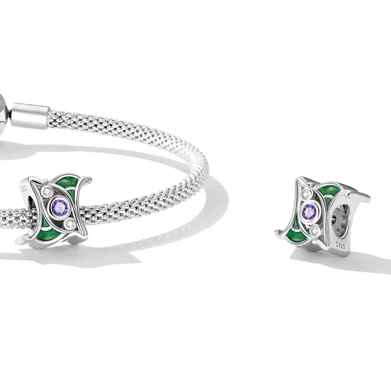 (image for) PANDORA Style Art Purple Zirconium Safety Chain - SCC2294 - View 4