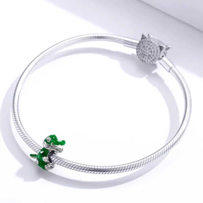 (image for) PANDORA Style Baby Crocodile Charm - BSC190 - View 3