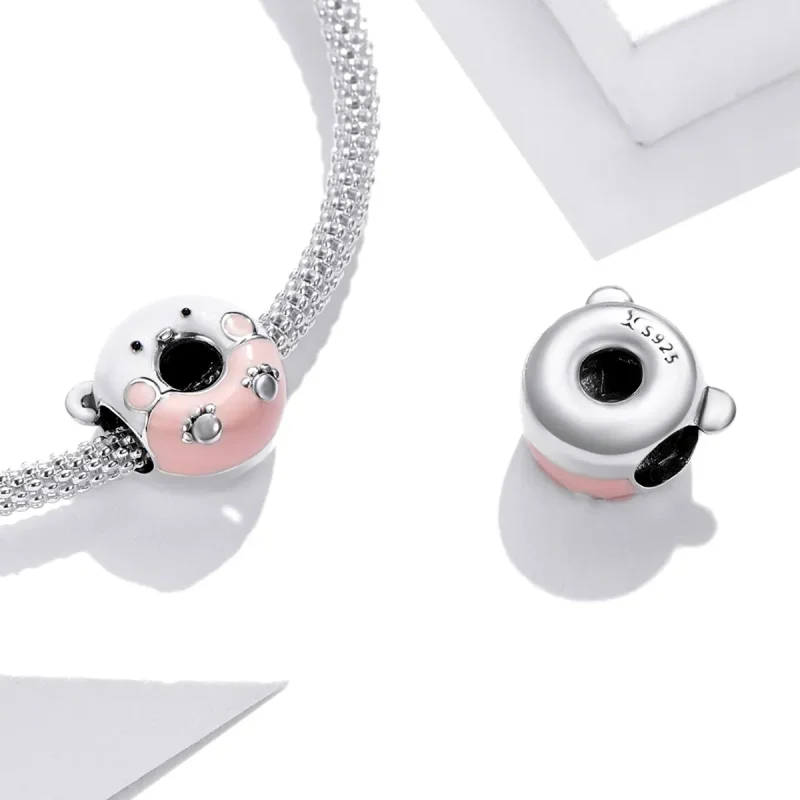 (image for) PANDORA Style Bear Donuts Charm - SCC1876 - View 4