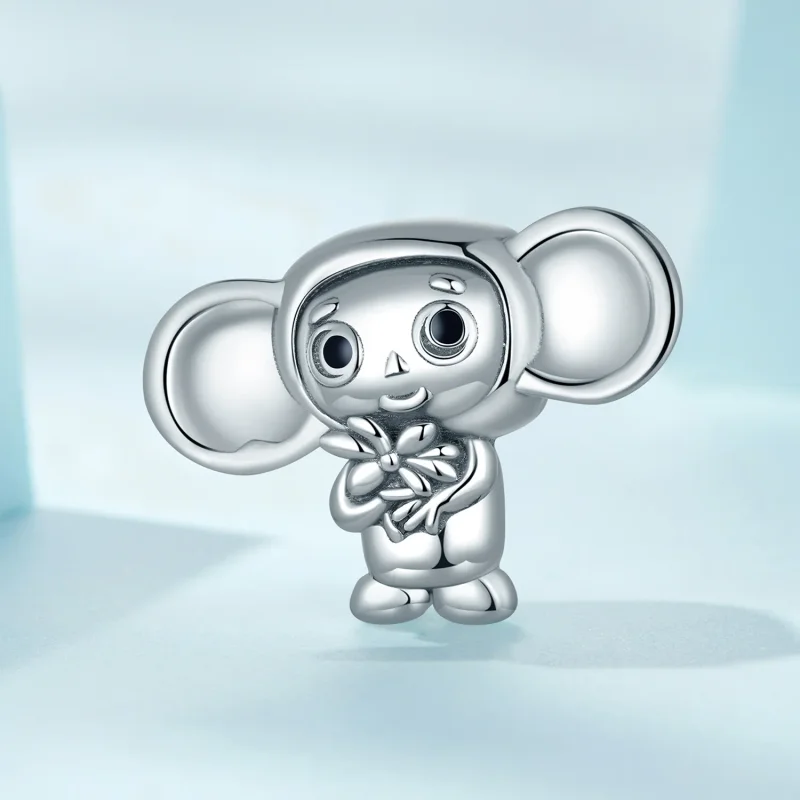 (image for) PANDORA Style Big Eared Monkey Charm - SCC2387 - View 2