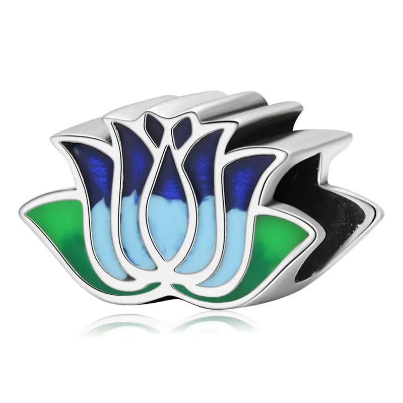 (image for) PANDORA Style Blue Lotus Charm - SCC2020 - Product Image