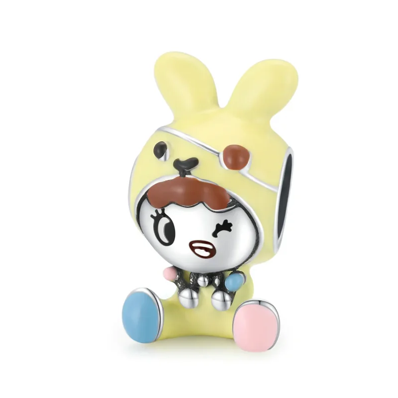 (image for) PANDORA Style Bunny Doll Charm - SCC1940 - Product Image