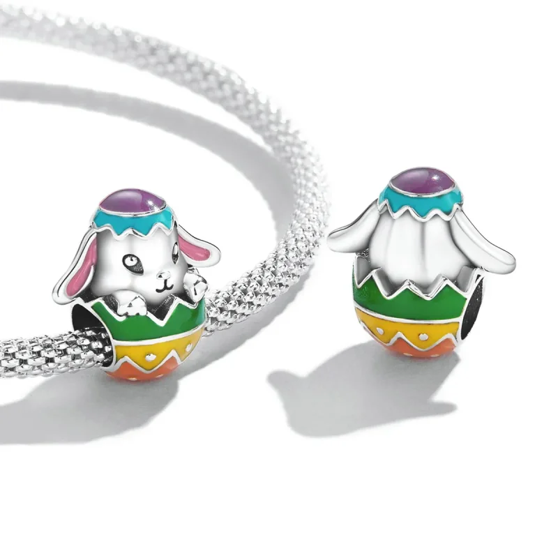 (image for) PANDORA Style Bunny Eggs Charm - SCC2117 - View 4