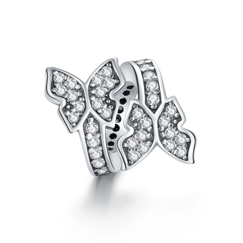(image for) PANDORA Style Butterflies Around Charm - BSC379 - Product Image