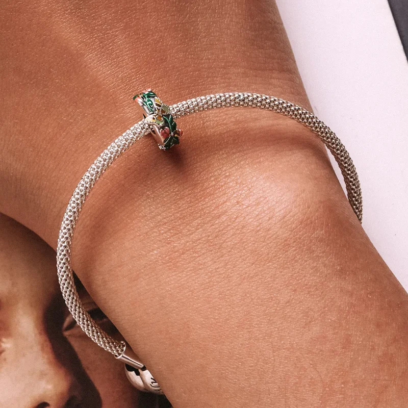 (image for) PANDORA Style Butterfly Flower Safety Chain - SCC2251 - View 6