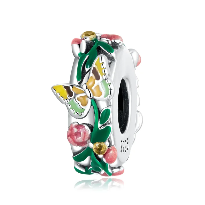 (image for) PANDORA Style Butterfly Flower Safety Chain - SCC2251 - Product Image
