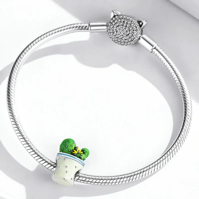 (image for) PANDORA Style Cactus Pot Charm - SCC2019 - View 3