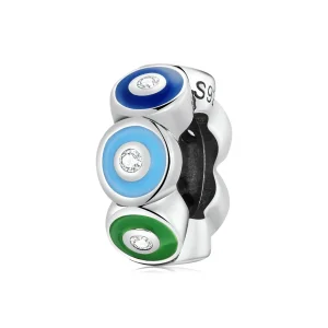 (image for) PANDORA Style Colorful Demon Eye Safety Chain - SCC2129
