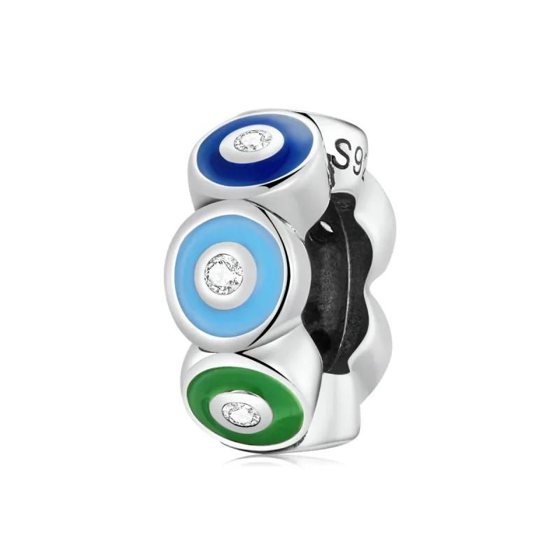 (image for) PANDORA Style Colorful Demon Eye Safety Chain - SCC2129 - Product Image