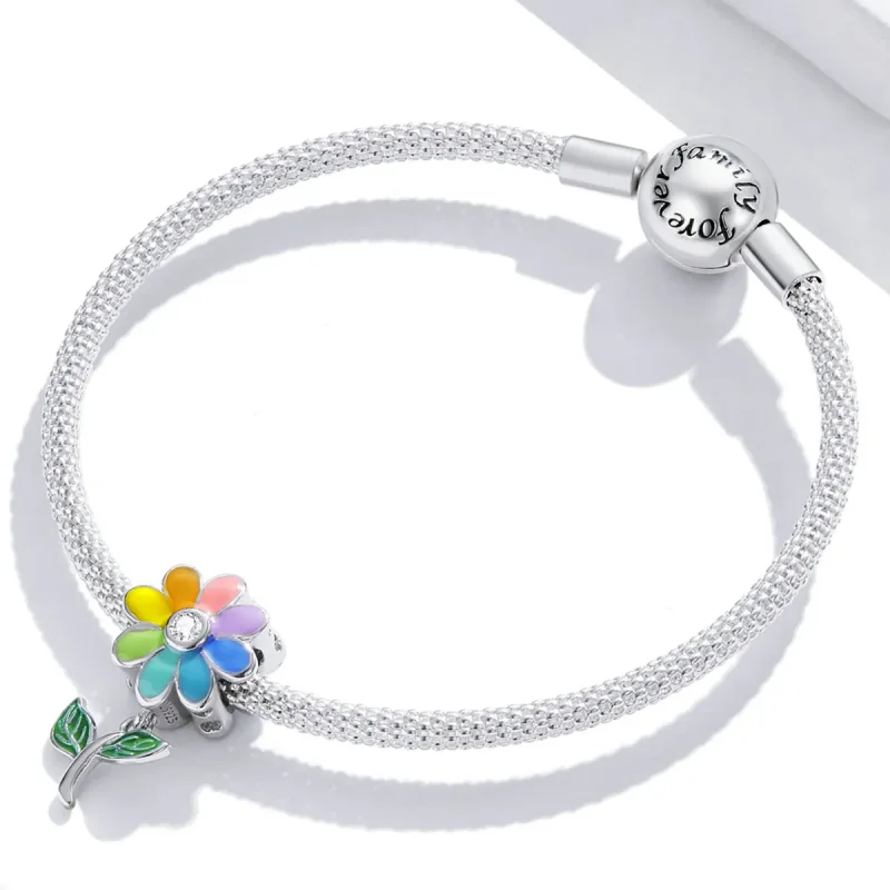 (image for) PANDORA Style Colorful Sunflower Charm - SCC2088 - View 3