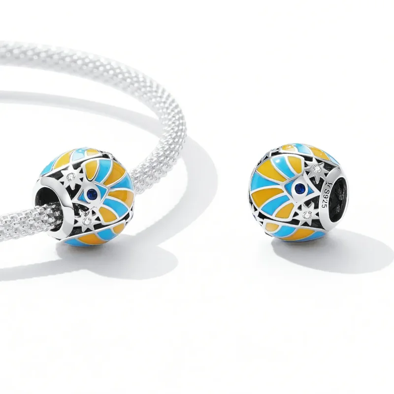 (image for) PANDORA Style Contrasting Color of Mans Star Eyes Charm - SCC2201 - View 4