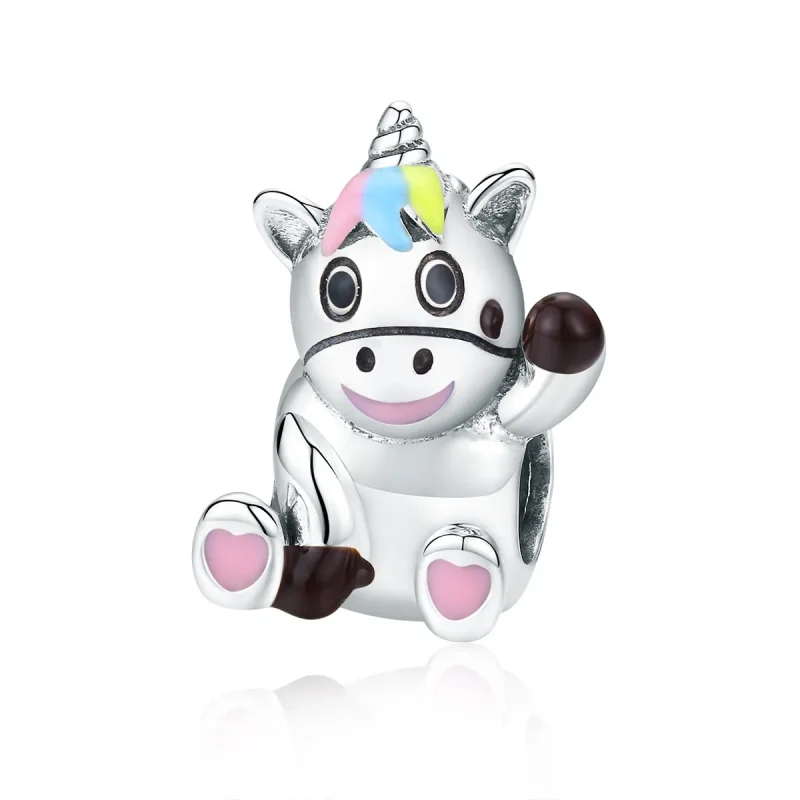 (image for) PANDORA Style Cute Unicorn Charm - BSC041 - Product Image