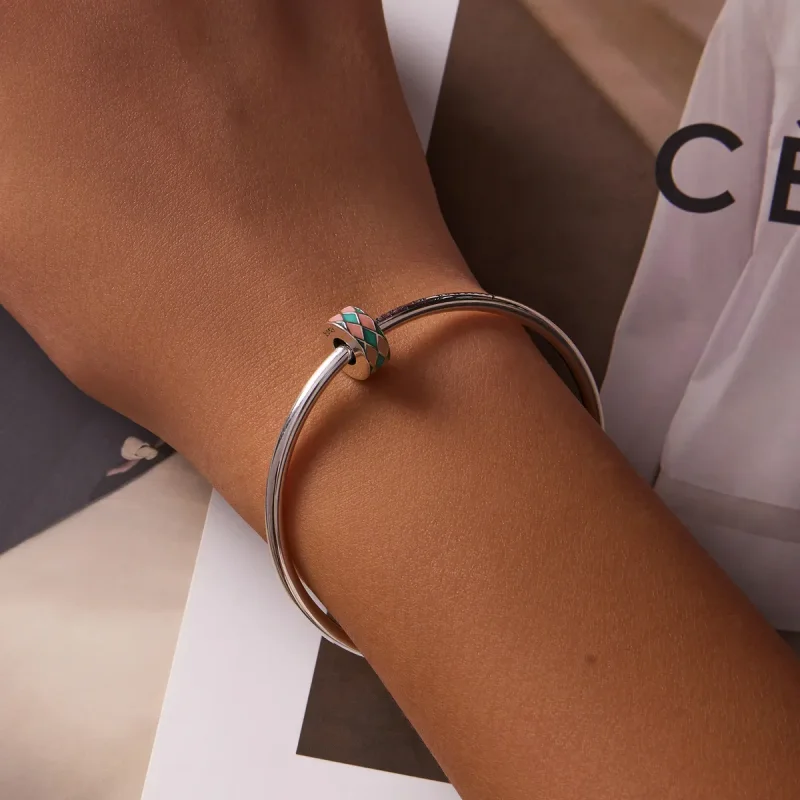 (image for) PANDORA Style Diamond Lattice Charm - SCC2165 - View 5