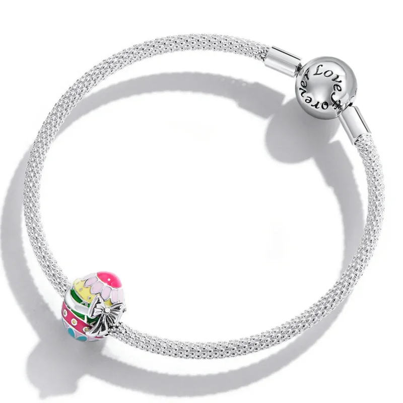 (image for) PANDORA Style Easter Egg With Bow Charm - SCC2119 - View 3
