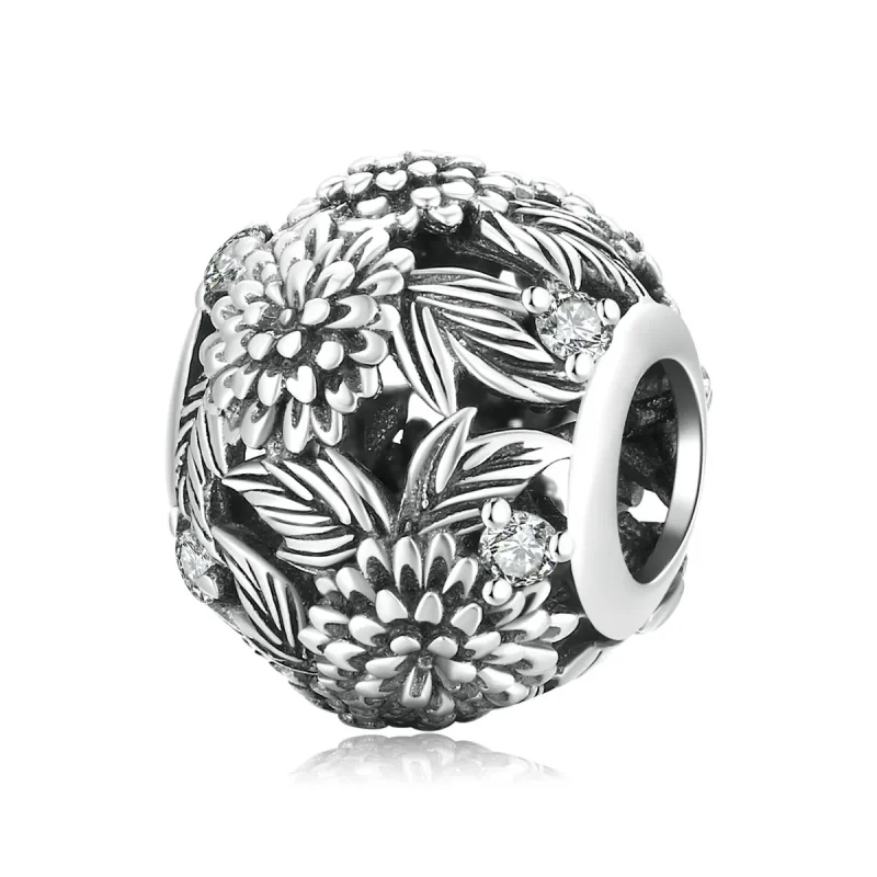(image for) PANDORA Style Embossed Flowers Charm - SCC2097 - Product Image