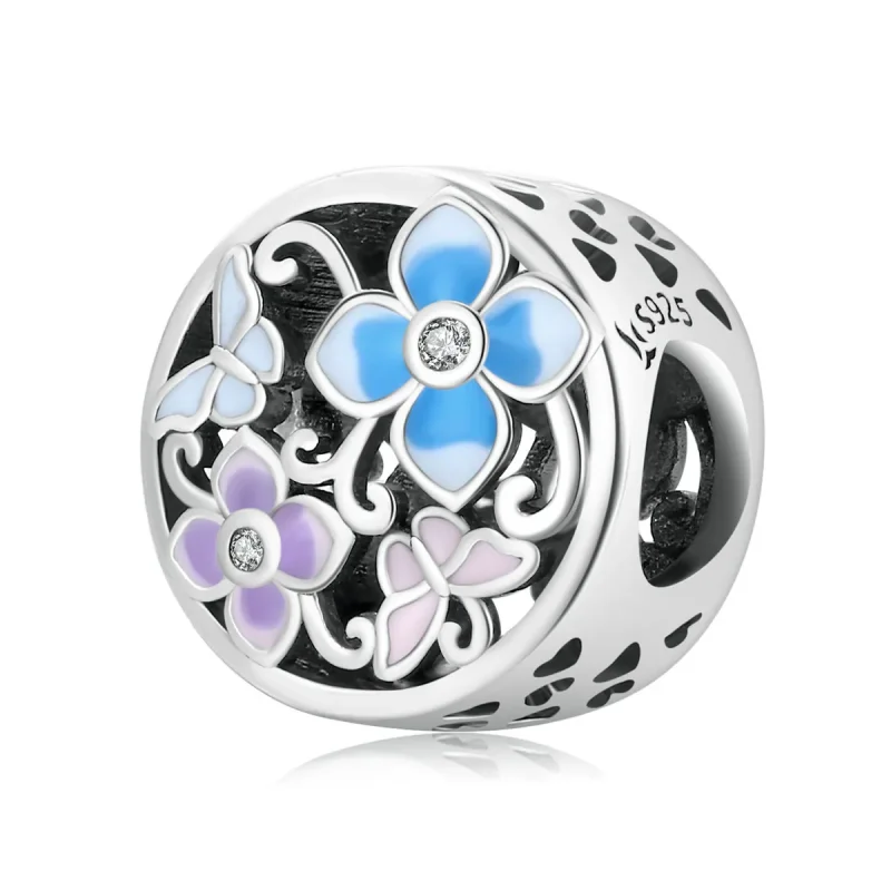 (image for) PANDORA Style Flowers and Butterflies Charm - SCC2061 - Product Image