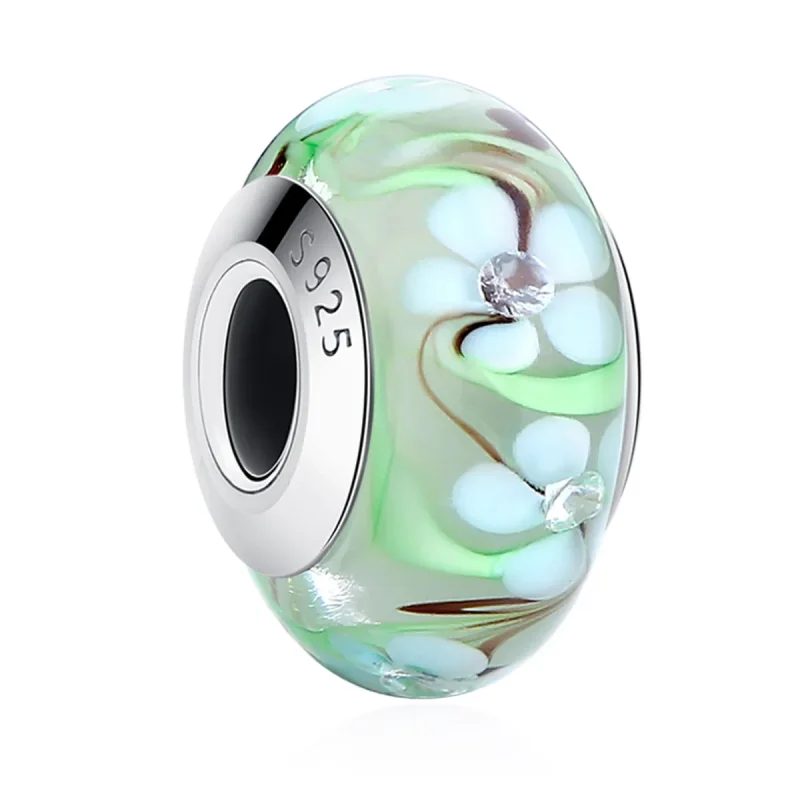 (image for) PANDORA Style Flowers Murano Glass Charm - SCZ020 - Product Image