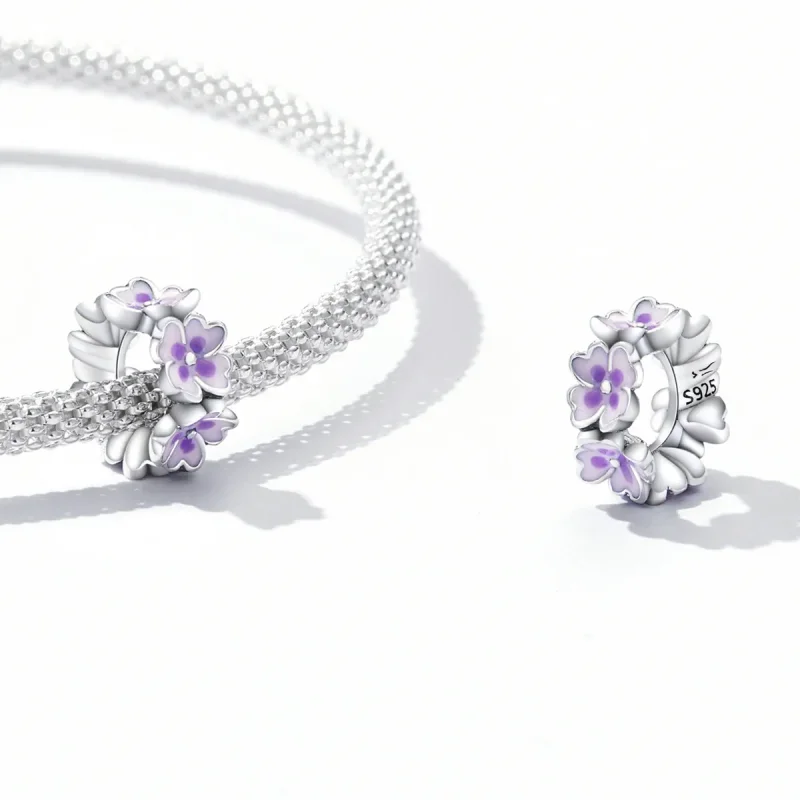 (image for) PANDORA Style Flowers Safety Chain - SCC2212 - View 4